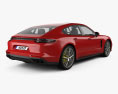 Porsche Panamera GTS 2022 3d model back view