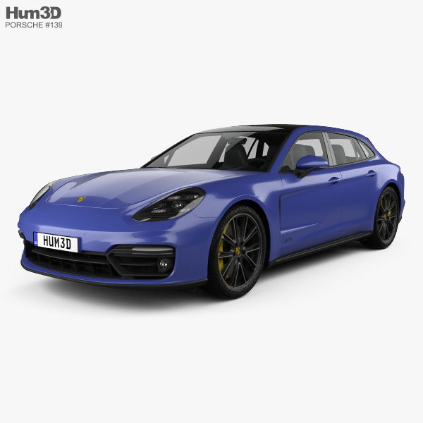 Porsche Panamera GTS Sport Turismo 2022 3D model
