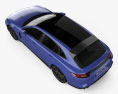 Porsche Panamera GTS Sport Turismo 2022 3D-Modell Draufsicht