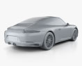 Porsche 911 Carrera GTS купе 2022 3D модель