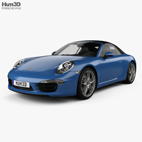 Porsche 911 Carrera 4 カブリオレ 2020 3Dモデル