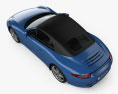 Porsche 911 Carrera 4 Кабріолет 2020 3D модель top view