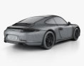 Porsche 911 Carrera 4 купе 2020 3D модель