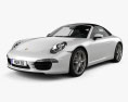 Porsche 911 Carrera 4 S カブリオレ 2020 3Dモデル