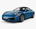 Porsche 911 Targa 4 2020 3D модель
