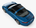 Porsche 911 Targa 4 2020 3D-Modell Draufsicht