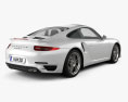 Porsche 911 Turbo S купе 2020 3D модель back view