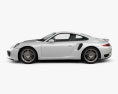 Porsche 911 Turbo S купе 2020 3D модель side view