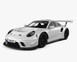 3D model of Porsche 911 GT3 R 2022