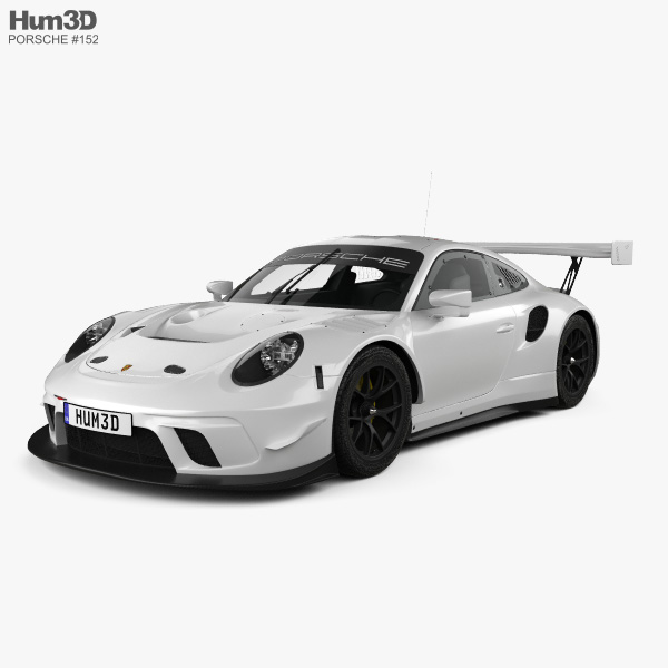 Porsche 911 GT3 R 2022 3D модель