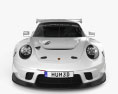 Porsche 911 GT3 R 2022 Modèle 3d vue frontale