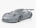 Porsche 911 GT3 R 2022 Modèle 3d clay render
