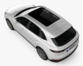 Porsche Cayenne S 带内饰 2020 3D模型 顶视图