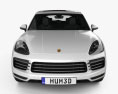 Porsche Cayenne S with HQ interior 2020 3d model front view