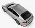 Porsche Panamera GTS mit Innenraum 2022 3D-Modell Draufsicht