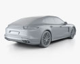 Porsche Panamera GTS 인테리어 가 있는 2022 3D 모델 