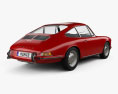 Porsche 912 coupe 1966 3D模型 后视图
