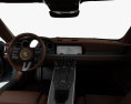 Porsche 911 Carrera 4S купе с детальным интерьером 2022 3D модель dashboard