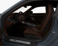 Porsche 911 Carrera 4S クーペ HQインテリアと 2022 3Dモデル seats