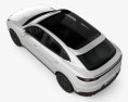 Porsche Cayenne S coupé 2020 3D-Modell Draufsicht