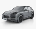 Porsche Cayenne GTS 2023 3d model wire render