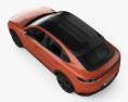 Porsche Cayenne GTS coupe 2023 3d model top view