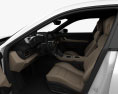 Porsche Taycan Turbo S com interior 2024 Modelo 3d assentos