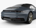 Porsche 911 Carrera 4S 敞篷车 带内饰 2020 3D模型