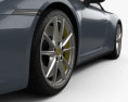 Porsche 911 Carrera 4S Кабриолет с детальным интерьером 2020 3D модель