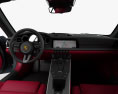 Porsche 911 Carrera 4S cabriolet con interni 2020 Modello 3D dashboard