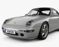 Porsche 911 Carrera 4S クーペ HQインテリアと 2000 3Dモデル