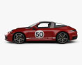 Porsche 911 Targa 4S Heritage 2024 3Dモデル side view