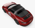Porsche 911 Targa 4S Heritage 2024 3Dモデル top view