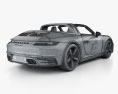 Porsche 911 Targa 4S Heritage HQインテリアと 2024 3Dモデル