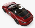 Porsche 911 Targa 4S Heritage HQインテリアと 2024 3Dモデル top view