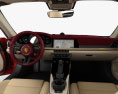 Porsche 911 Targa 4S Heritage HQインテリアと 2024 3Dモデル dashboard