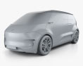 Porsche Vision Renndienst 2019 3Dモデル clay render