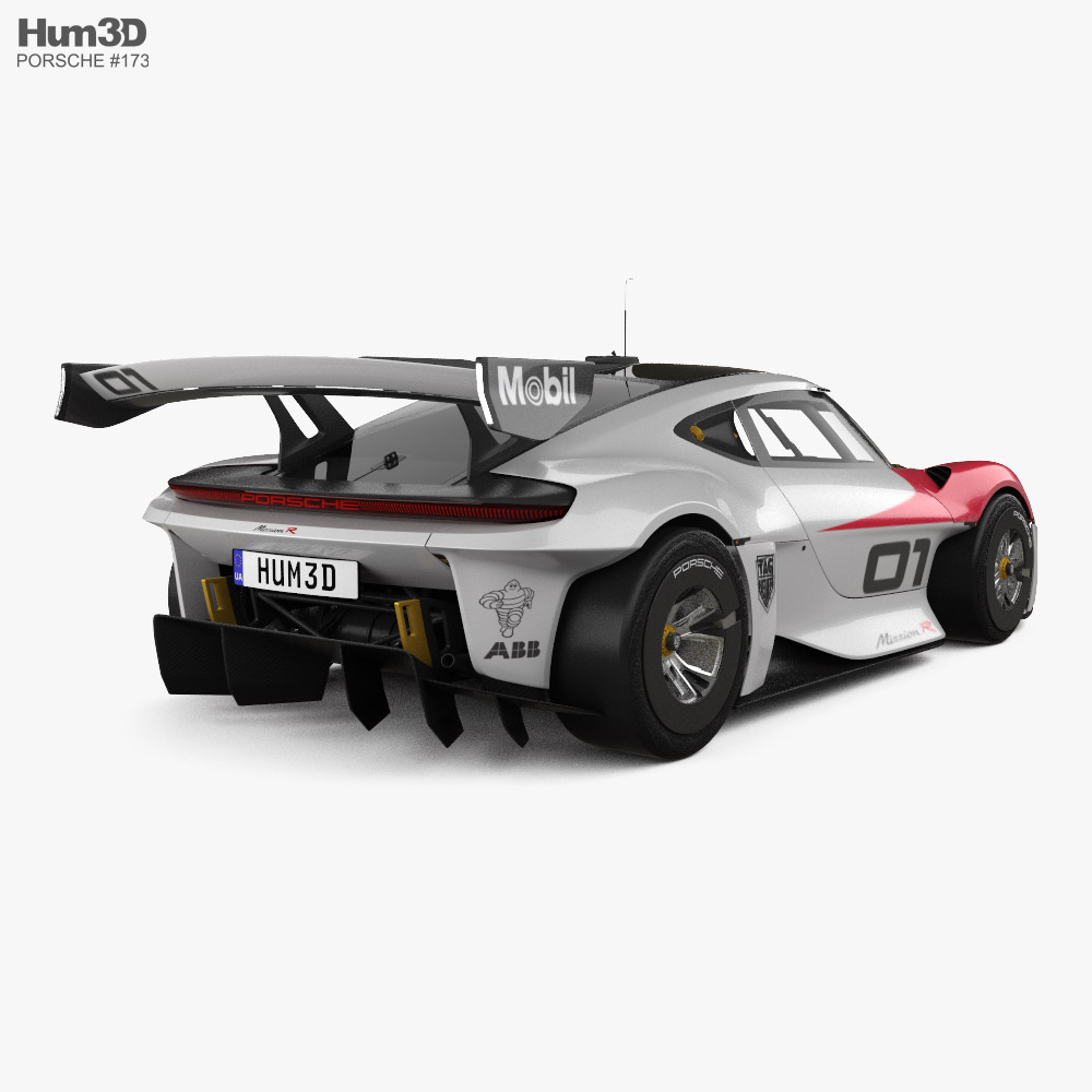Porsche Mission R 2021 3D Model By SQUIR, Mission R Interior