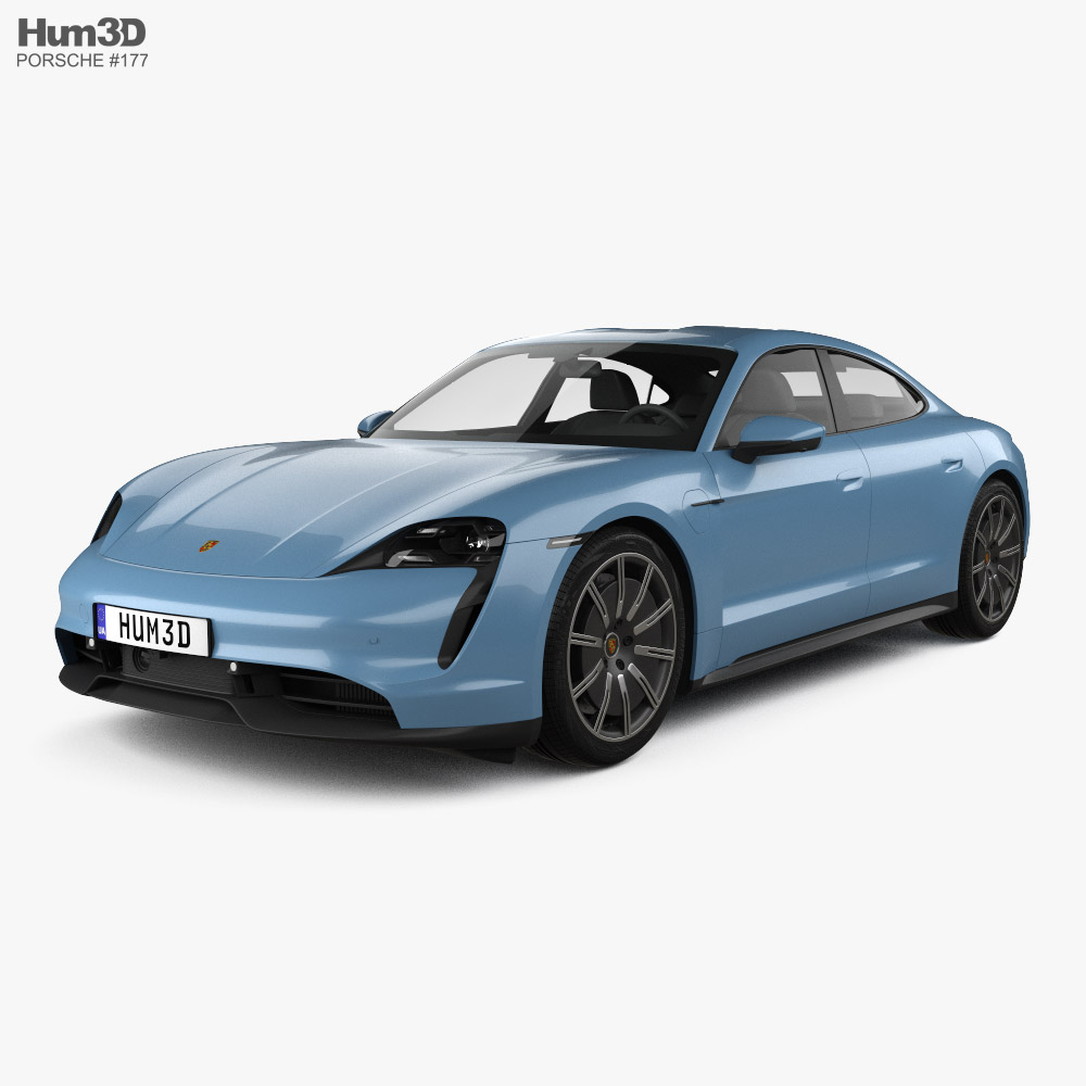 Porsche Taycan 4S 2022 3Dモデル