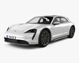 Porsche Taycan 4S Cross Turismo 2021 3Dモデル