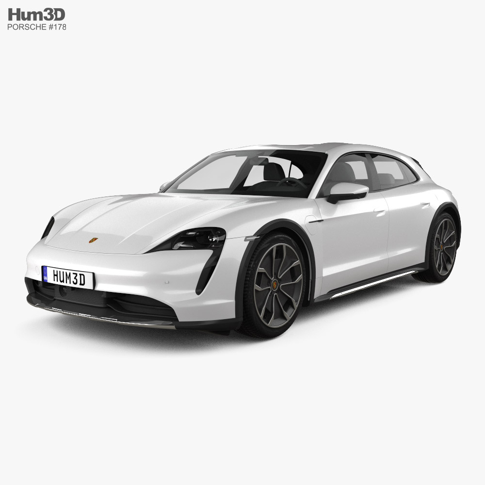 Porsche Taycan 4S Cross Turismo 2021 Modelo 3D