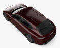 Porsche Taycan 4 Cross Turismo 2024 3D模型 顶视图