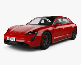 Porsche Taycan GTS Sport Turismo 2021 Modello 3D
