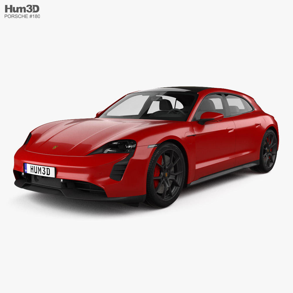 Porsche Taycan GTS Sport Turismo 2024 3D model