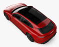 Porsche Taycan GTS Sport Turismo 2024 Modèle 3d vue du dessus