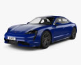 Porsche Taycan Turbo 2022 3D модель