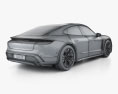 Porsche Taycan Turbo 2022 3D 모델 