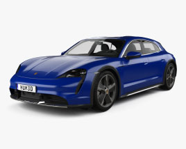 Porsche Taycan Turbo Cross Turismo 2021 3Dモデル