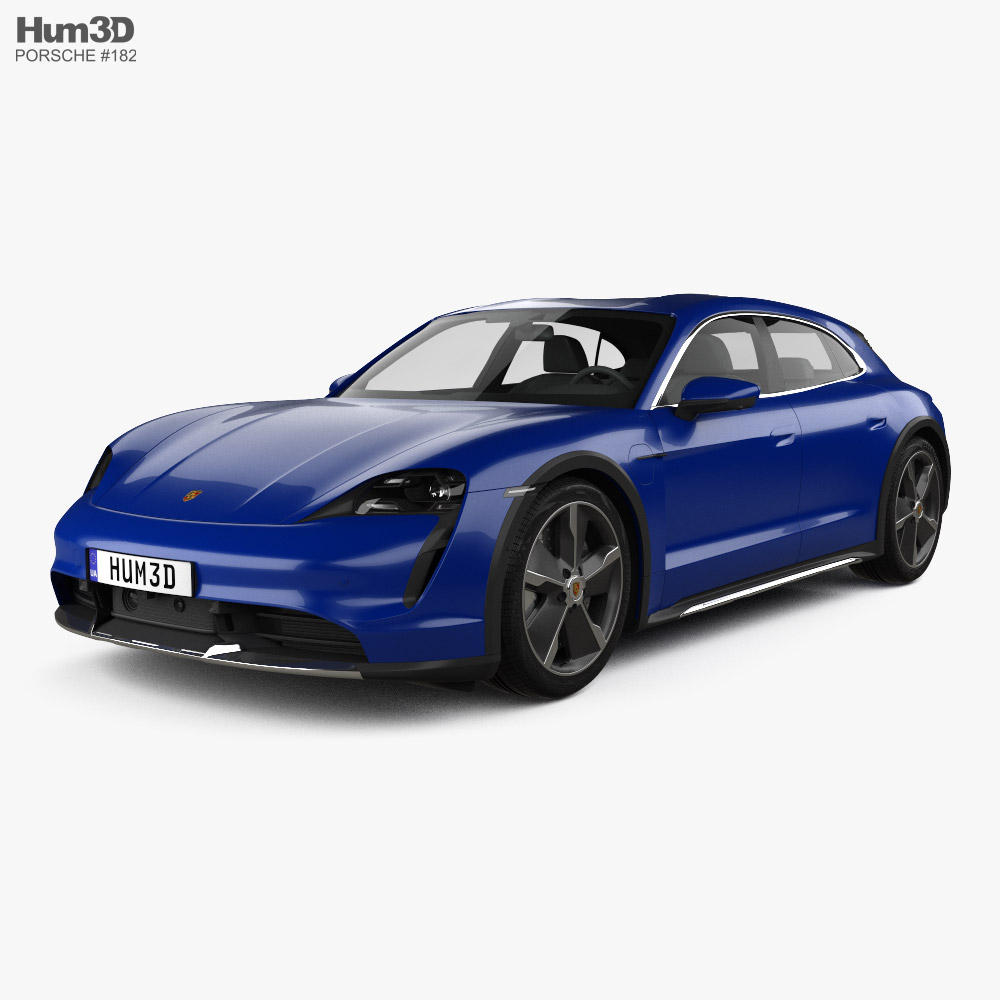 Porsche Taycan Turbo Cross Turismo 2024 3D model