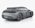 Porsche Taycan Turbo Cross Turismo 2024 Modello 3D
